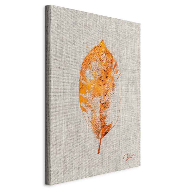 Obraz Artgeist Złota flora 20 x 30 cm flizelina 1 szt