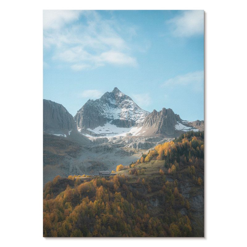 Obraz Plakat Canvas Tulup 42x59,4 cm (A2) Jesień w górach Do salonu, sypialni, biura 1 szt.