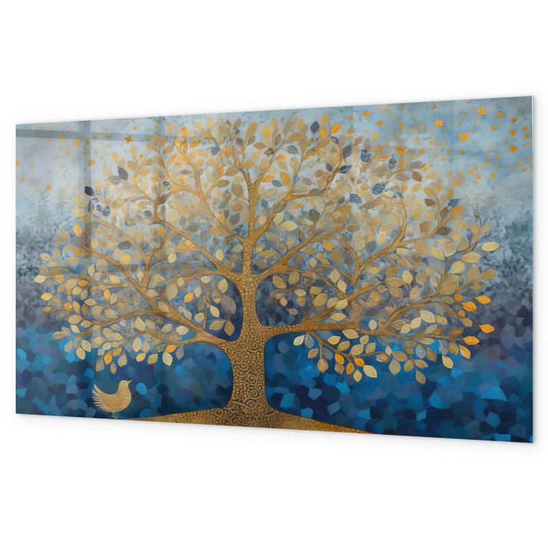 Tablica Magnetyczna Biurowa Na Ścianę Tulup 120x60 cm Abstrakcyjne drzewo Z magnesami neodymowymi 1 kpl