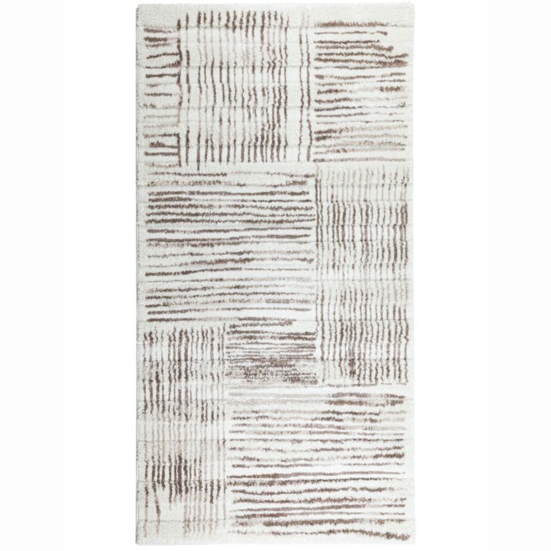 Dywan Shaggy Mono 80x150 cm e-floor abstrakcja kremowy 1 szt