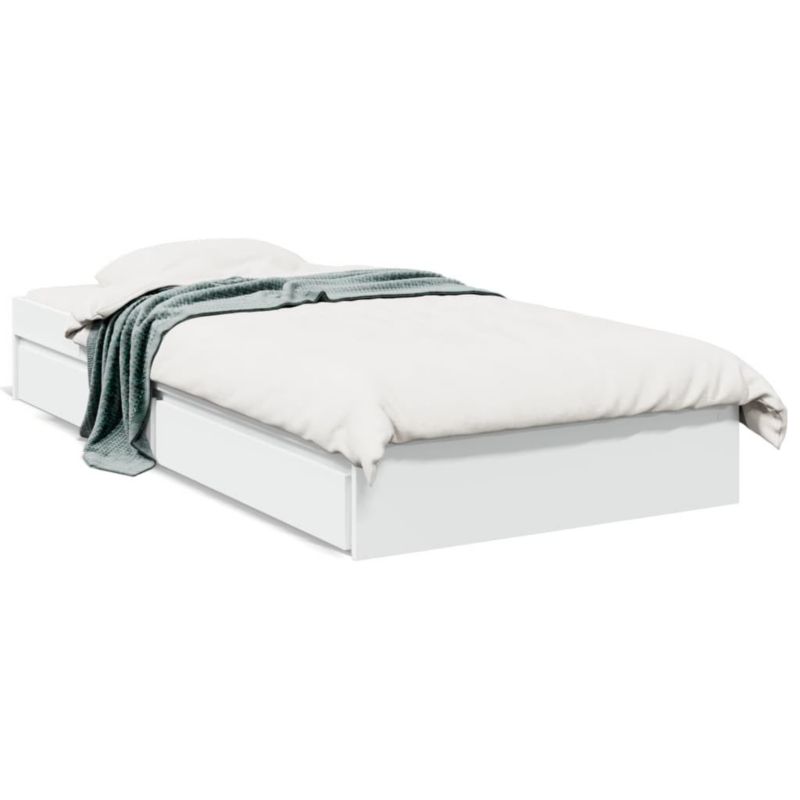 Łóżko drewniane WaszeMeble 75x190 cm biała WM-3280713 1 szt.