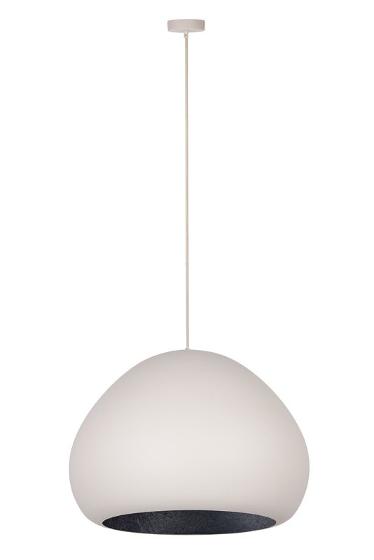 Lampa wisząca Sigma Lighting Lava 9617 beżowo-czarna nowoczesna 1xE27 x 1 szt.