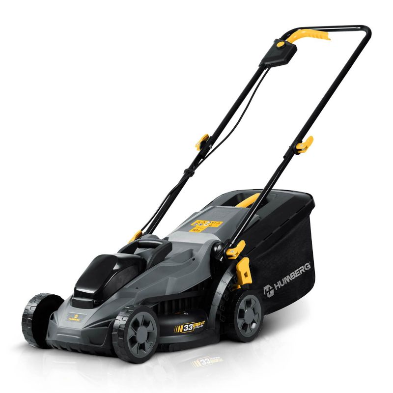 Kosiarka akumulatorowa Humberg HM-611 bezszczotkowa 500W Aku lekka mocna 33cm szara 1szt.