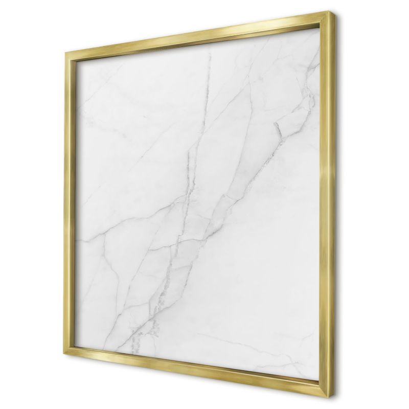 Tablica magnetyczna dekoracyjna Wallfluent 50x50 Marmurowy wzór w złotej ramie 1szt