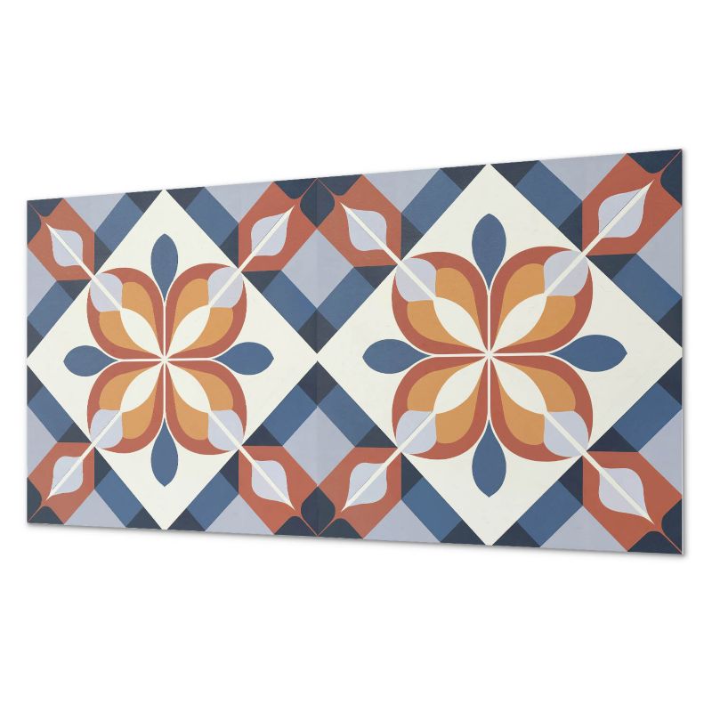 Panel Winylowy Ścienny ArtPrintCave 120x60 cm Geometryczny wzór kwiatowy 1 szt.