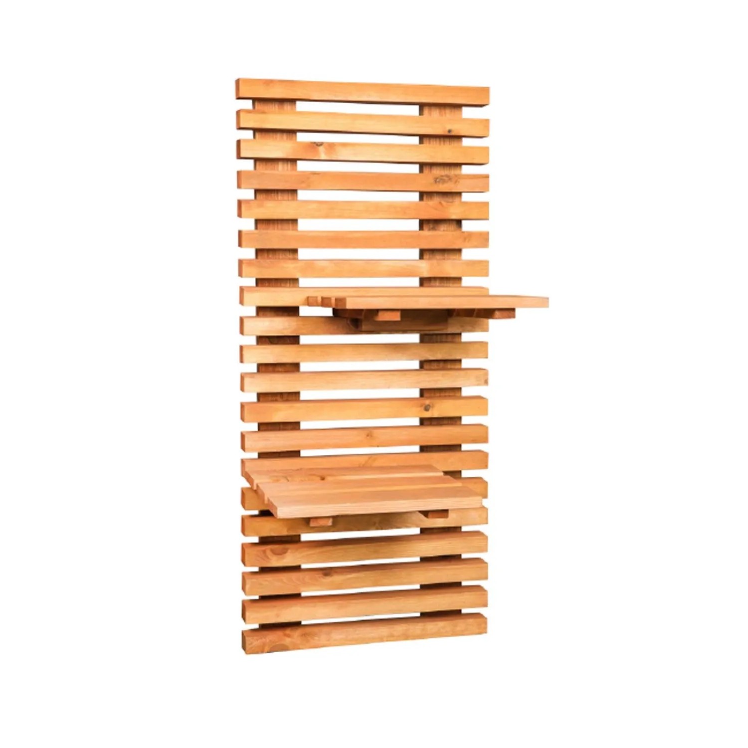 Werth-Holz Kratka naścienna wiśnia z półkami - 40x90x6,5 cm