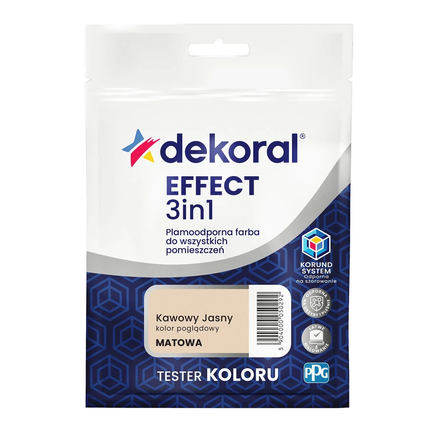 Tester farby Dekoral Effect 3w1 kawowy jasny 0,04l