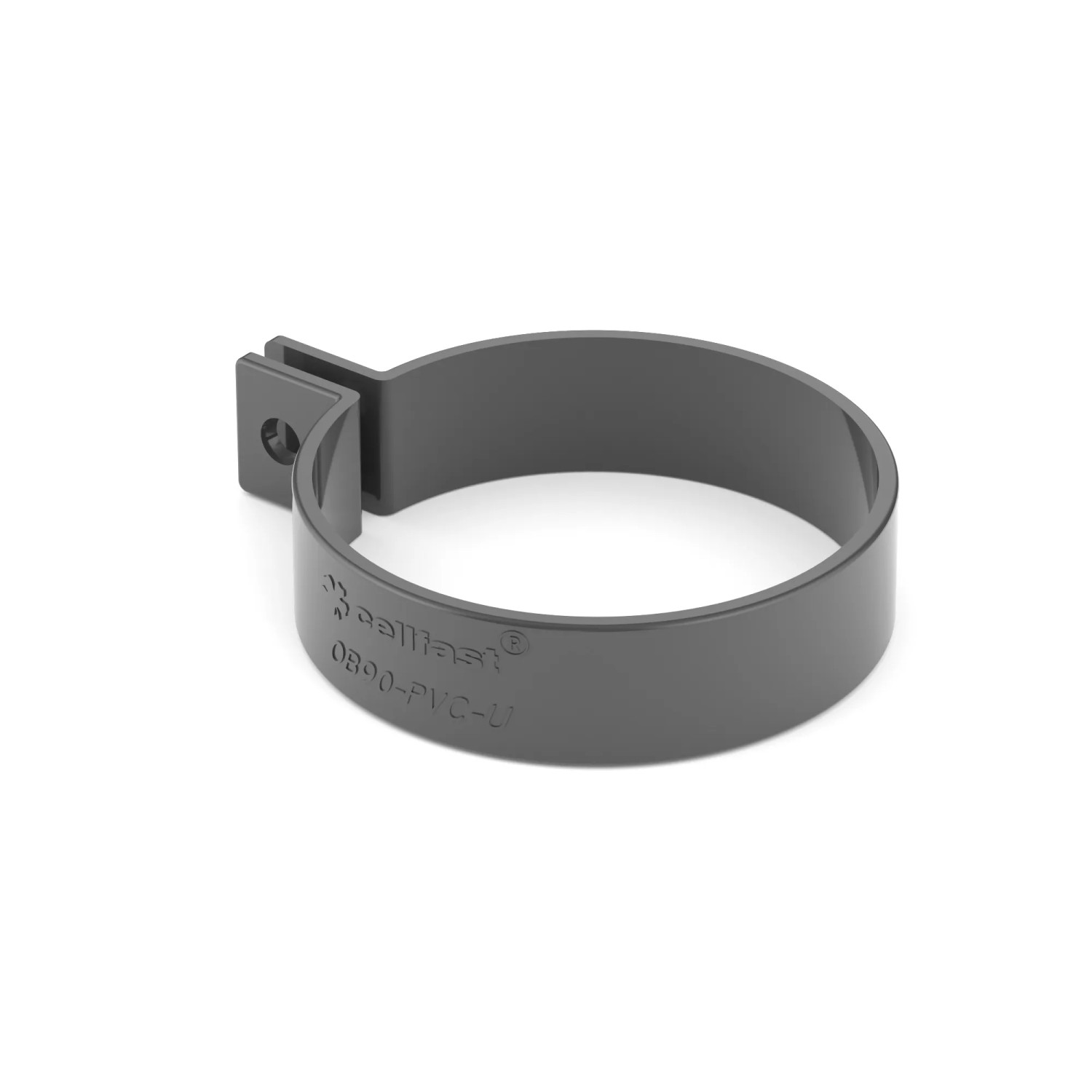 Bryza Obejma rury spustowej 63 mm PVC grafitowa
