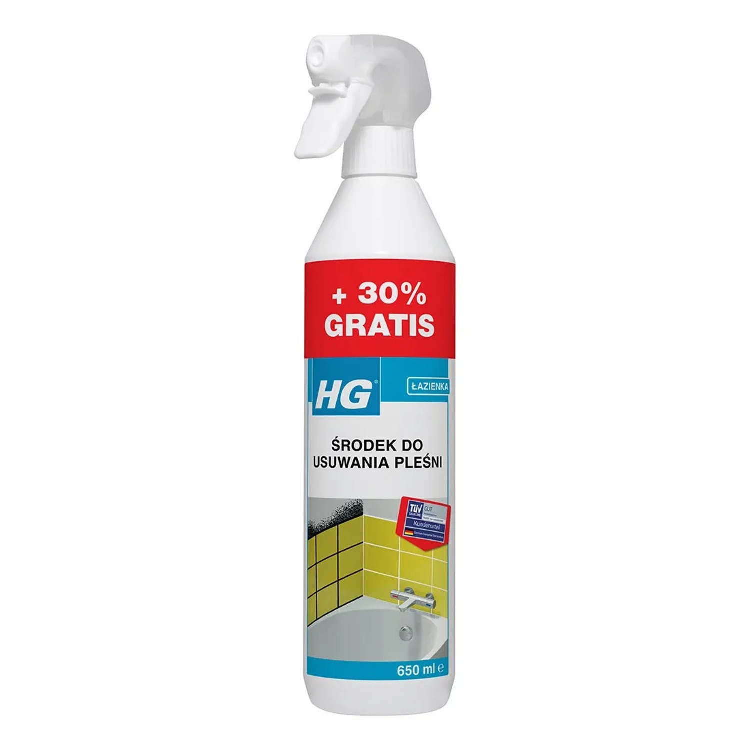 HG Środek w aerozolu do usuwania pleśni 0,5 l + 30%