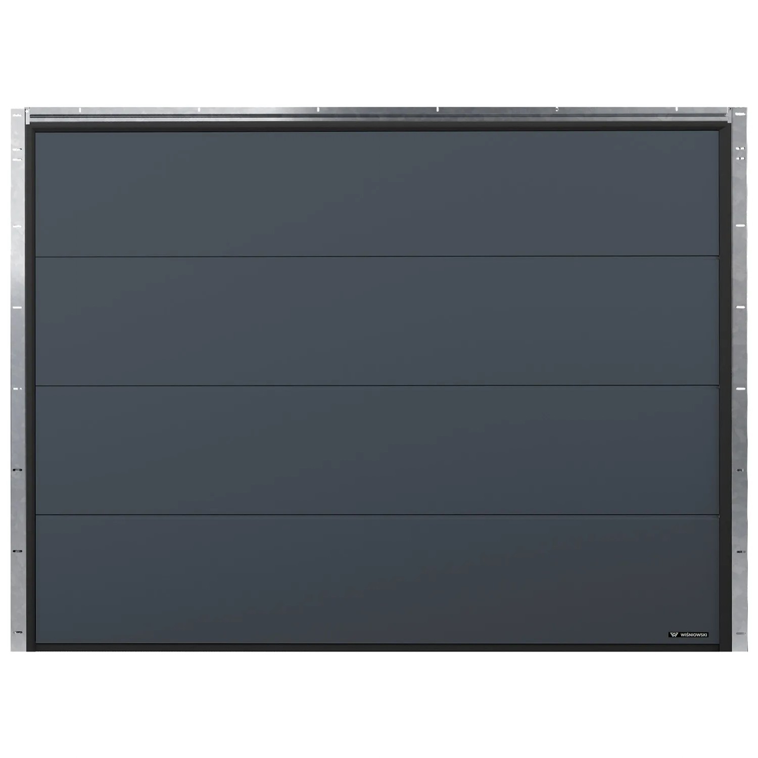 Wiśniowski Brama segmentowa Nobla antracyt 2250 x 2500 x 3651 mm
