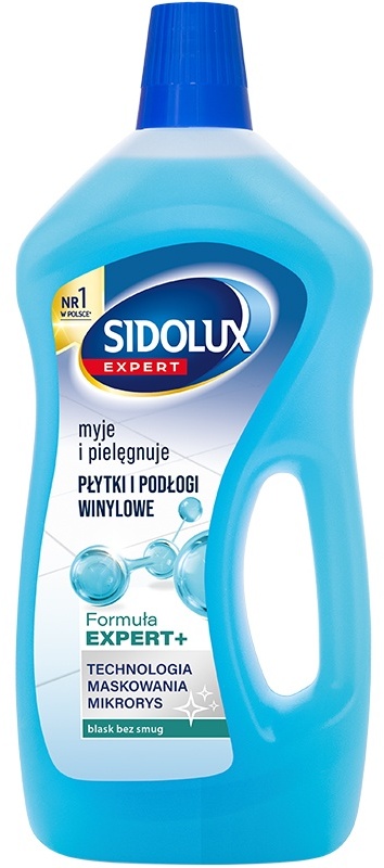 Płyn Sidolux Expert+, do mycia płytek i podłóg winylowych, świeży, 750ml