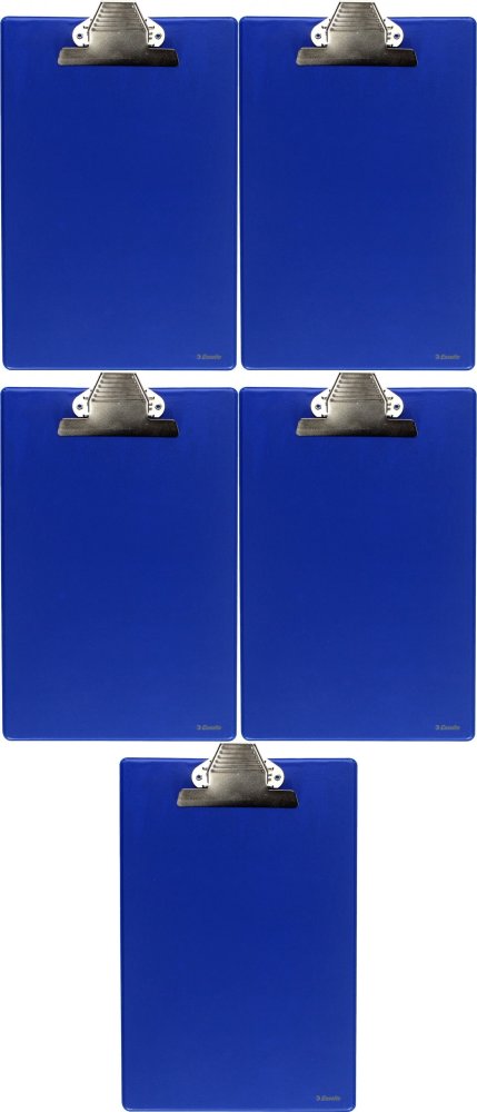 5x Clipboard Esselte, A4, niebieski