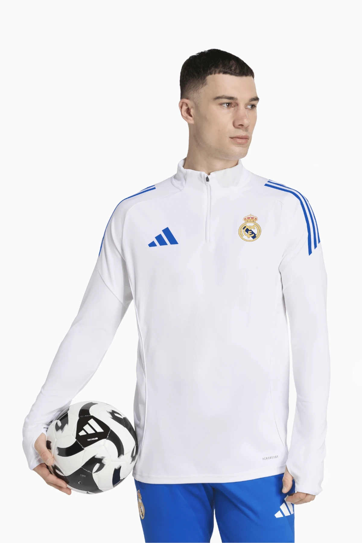 Bluza adidas Real Madryt 25/26 Training Competition - Biały