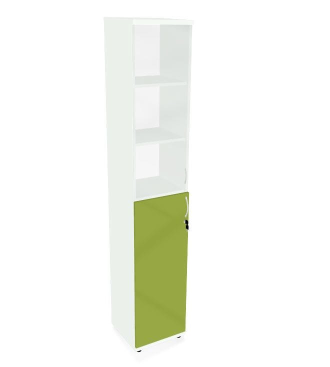 HEBE TS622 regał z witryną prawy 40,2x40x219,5h