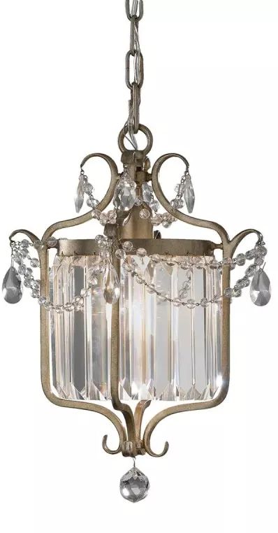 Elstead Lighting Gianna lampa wisząca 1x60 W srebrna FE-GIANNA1C