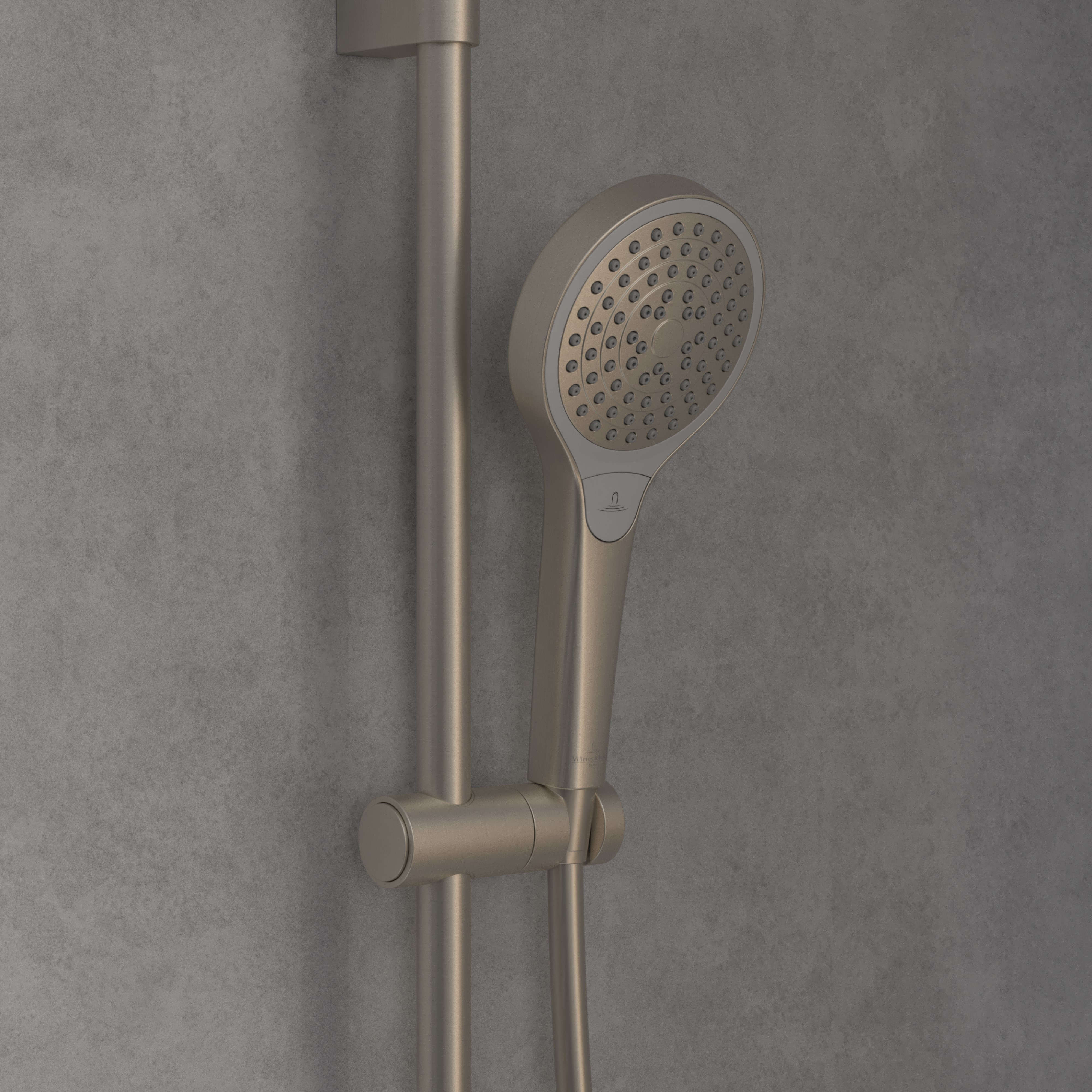 Villeroy & Boch Verve Showers słuchawka prysznicowa nikiel szczotkowany TVS10900100064