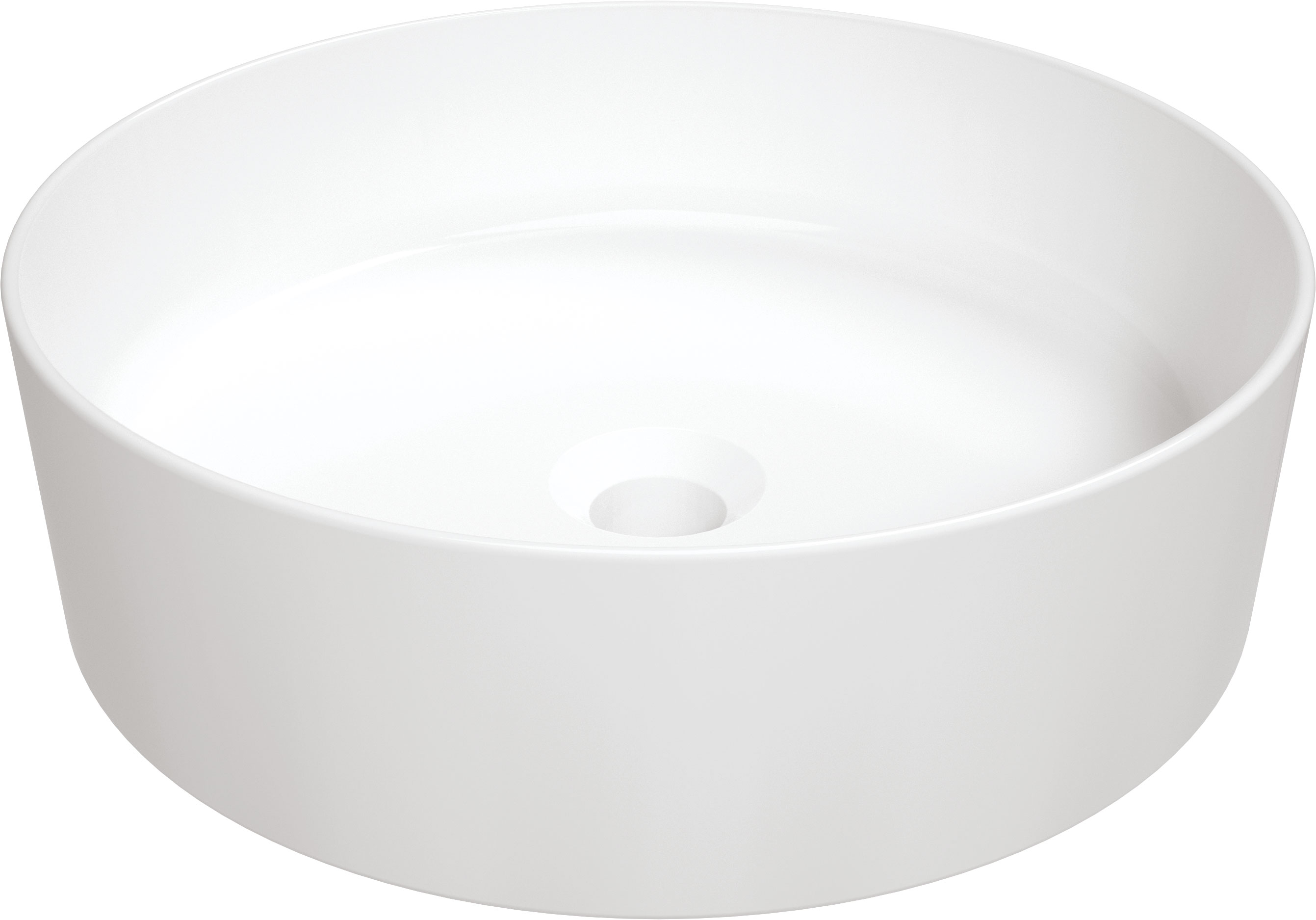 Deante Round umywalka 40x40 cm okrągła nablatowa biała CGR_6U4S - Wysyłka w 24h