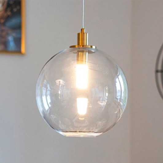 Altavola Design Polar lampa wisząca 1x6 W przezroczysta-złota LA019/P_clear