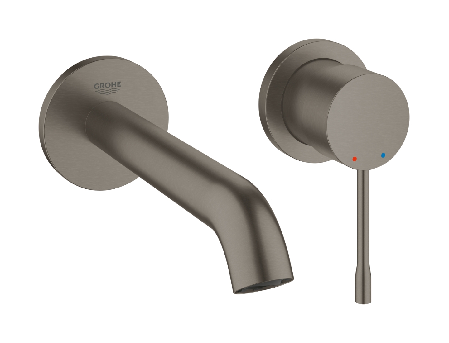 Grohe Essence New bateria umywalkowa podtynkowa brushed hard graphite 19408AL1