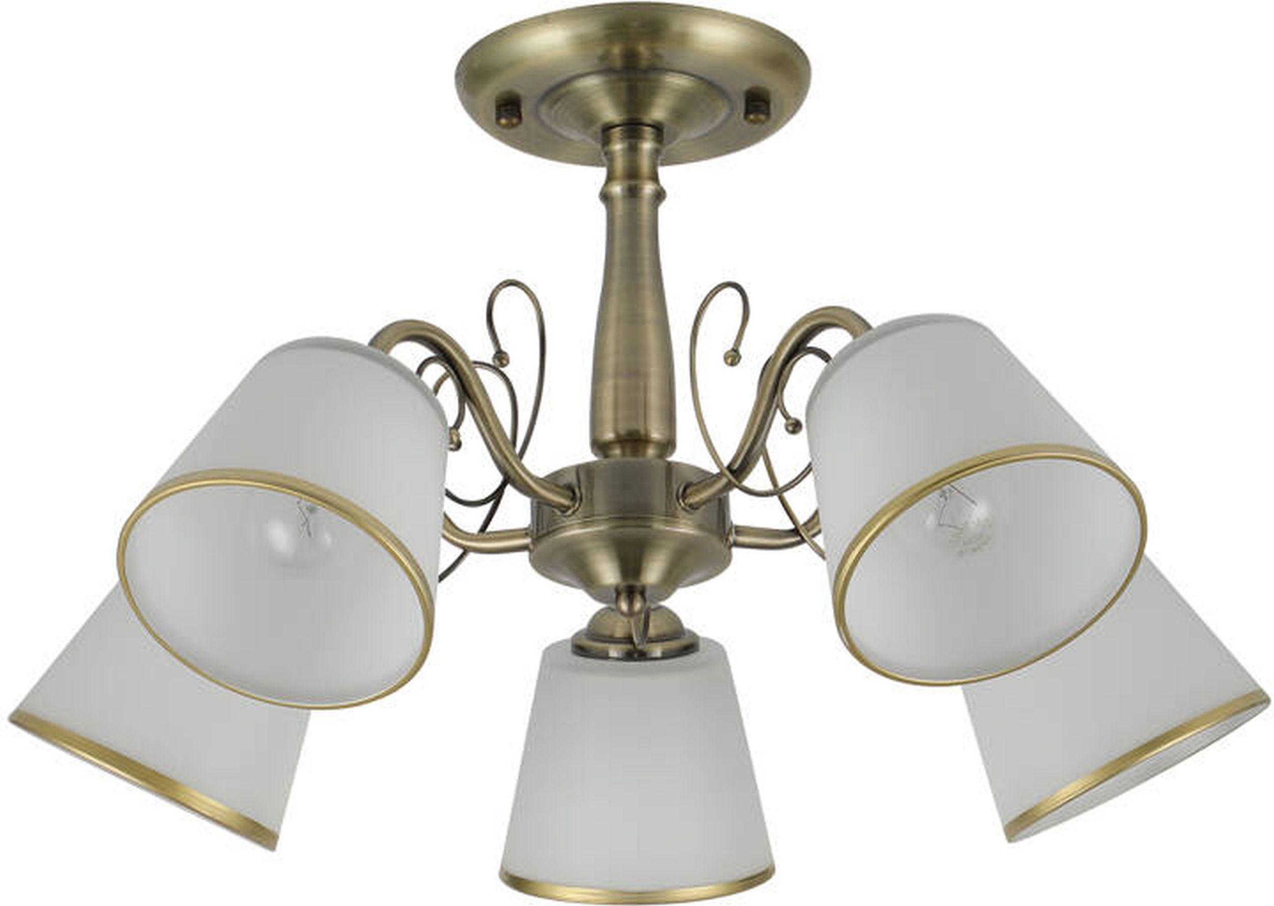 Candellux Losanna lampa podsufitowa 5x40 W biała 35-26583
