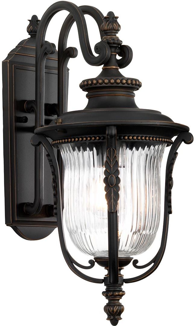 Elstead Lighting Luverne kinkiet zewnętrzny 1x60 W brązowy KL-LUVERNE2-M