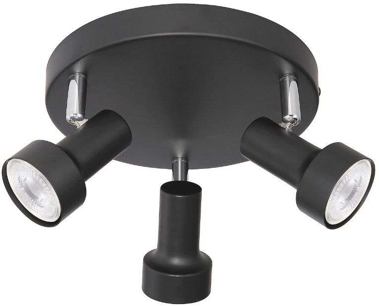 Darmowa Dostawa - Lampa podsufitowa 3x50 W czarna Rabalux Konrad 5324