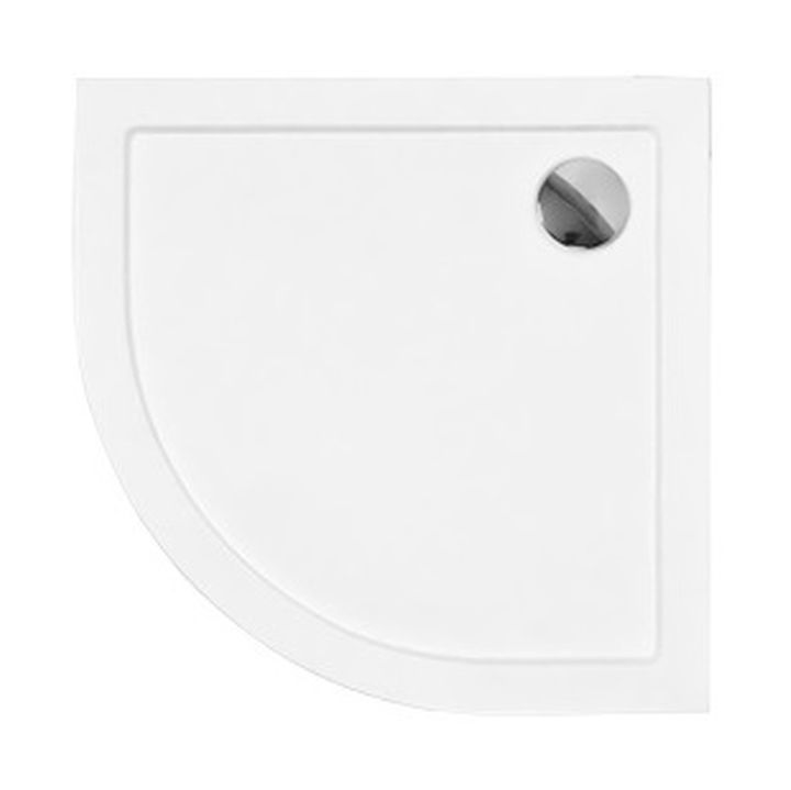 Darmowa Dostawa - Brodzik półokrągły 80x80 cm Besco Aron Slimline BAA80NR