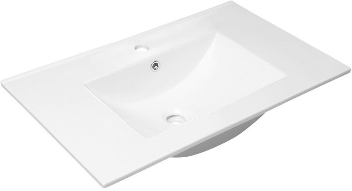 Darmowa Dostawa - Umywalka 76.5x47 cm prostokątna meblowa-wpuszczana biała Sapho Slim 160175