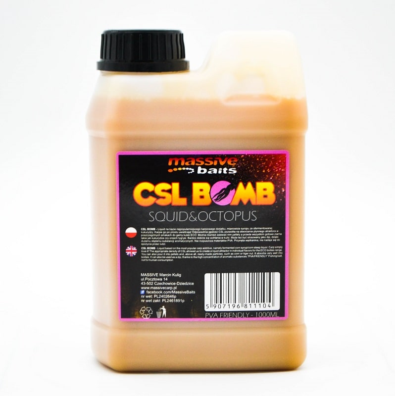 Massive Baits Booster CSL Boomb Squid Octopus 1l