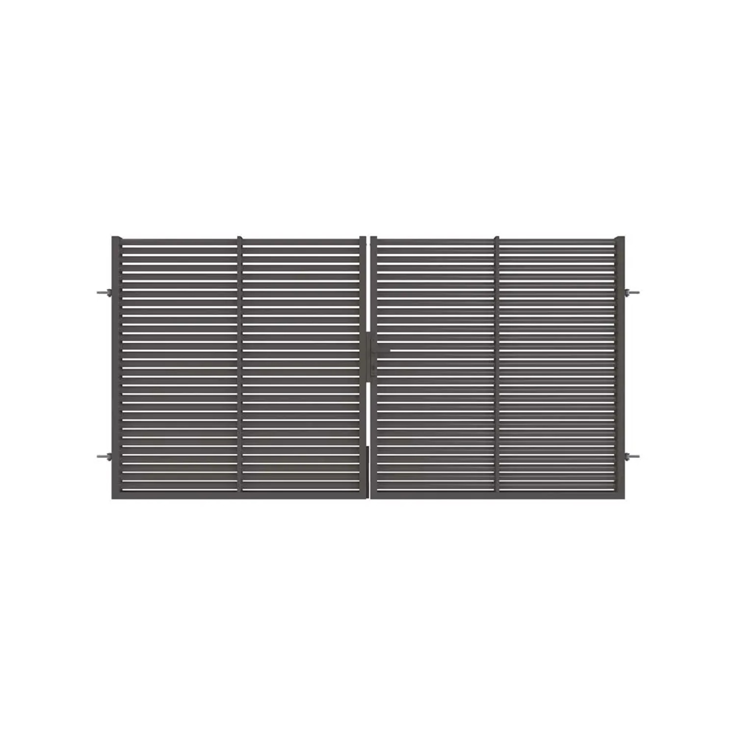 Brama Nevada antacyt mat 2 skrzydła - 300 x 150 cm