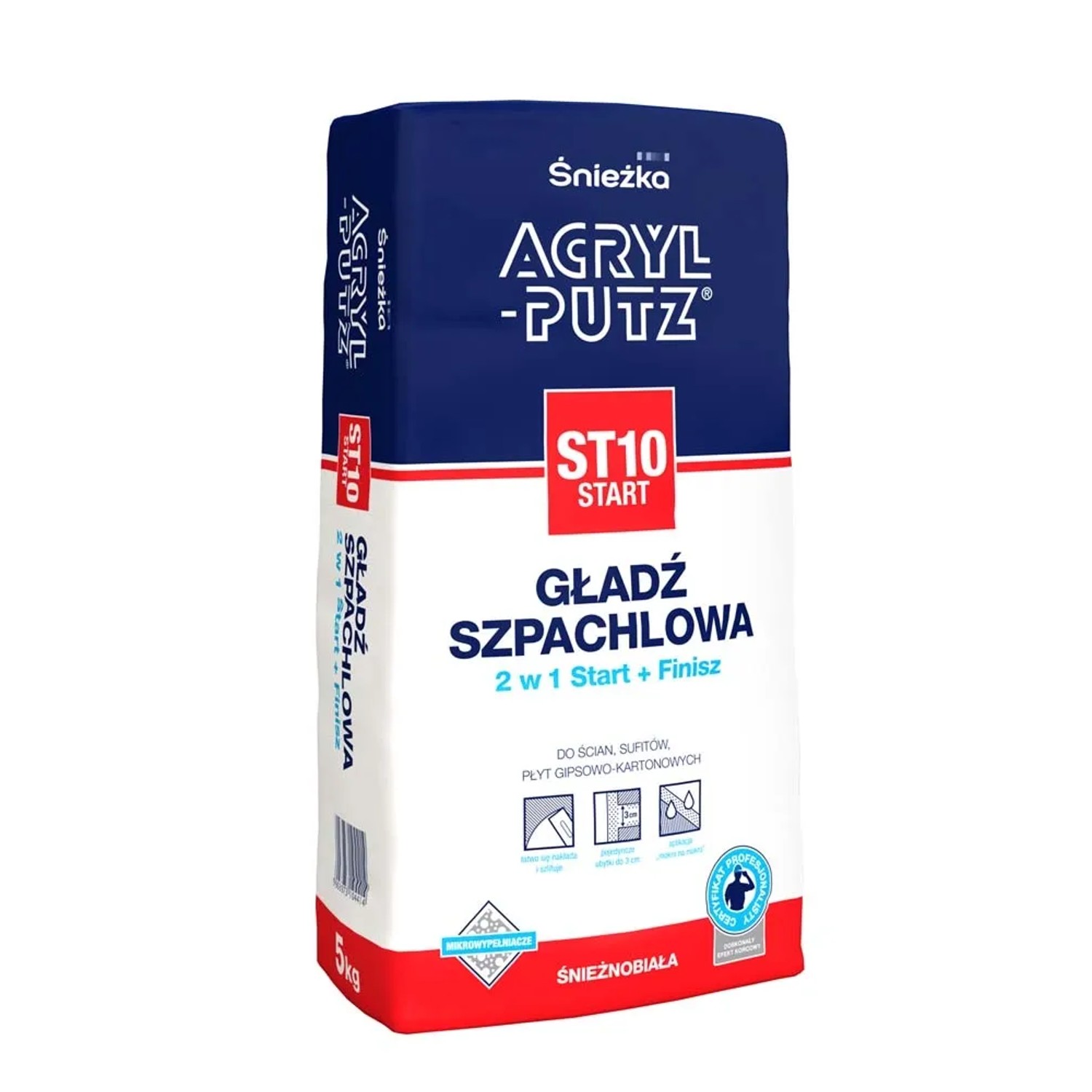 Śnieżka Gładź szpachlowa Acryl Putz Start 10 5 kg