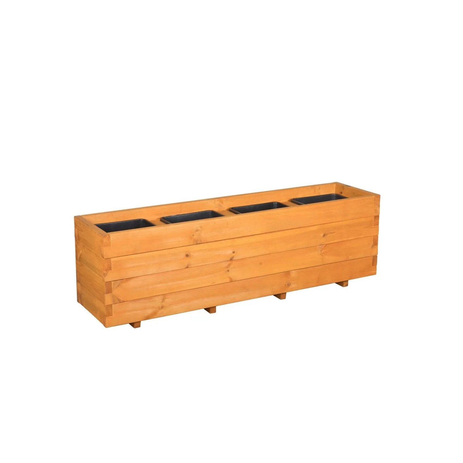 Werth-Holz Donica Domino pinia 4 wkłady - 124x31x39 cm