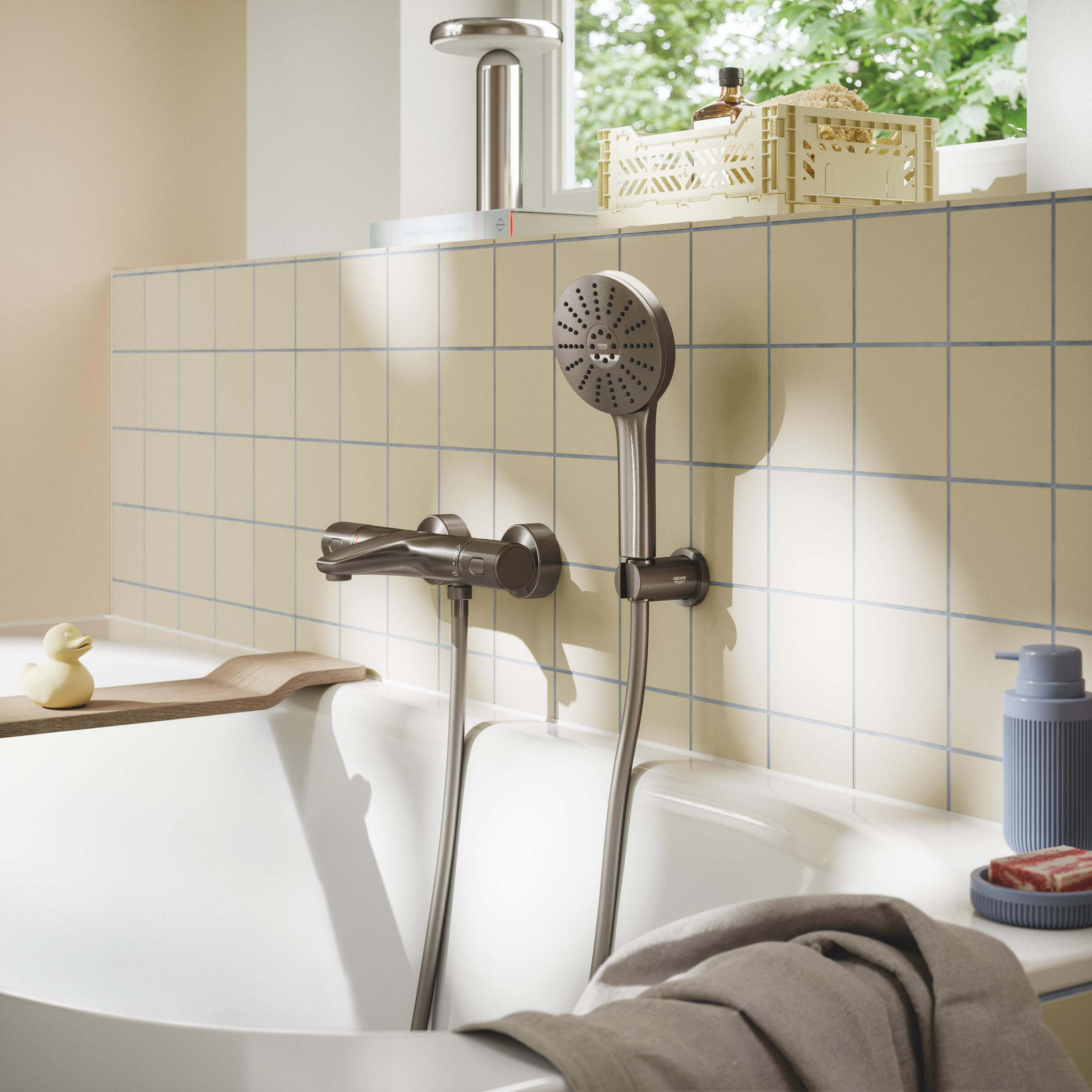 Grohe Vitalio Joy+ 120 słuchawka prysznicowa Brushed Hard Graphite 134864AL00
