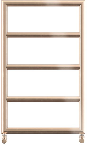 Zehnder Pera grzejnik łazienkowy drabinkowy 80x50 cm brąz PER-080-050-N213