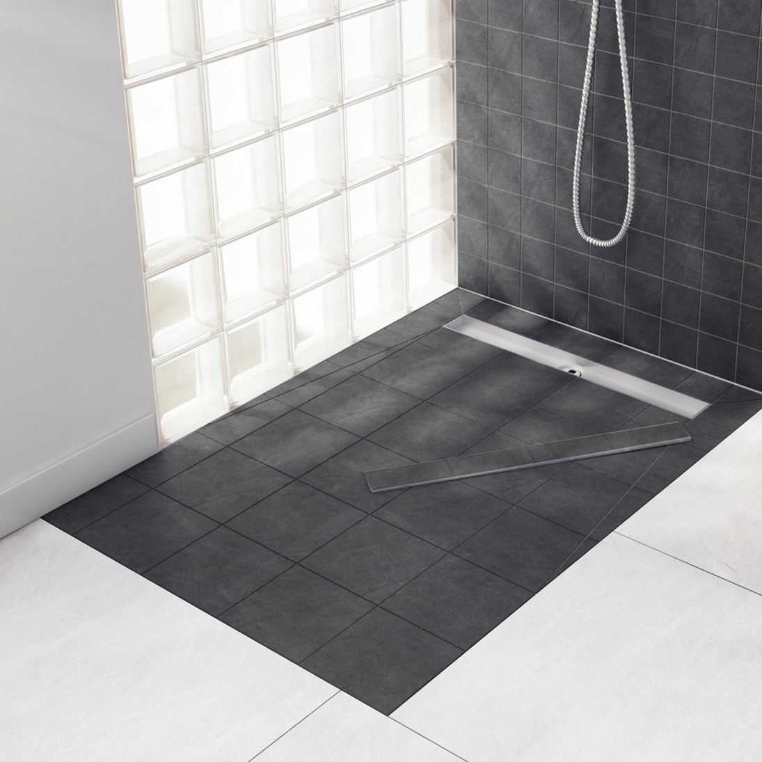 Schedline Esco-Line S4 brodzik podpłytkowy 90 cm chrom 10ST.4S4-9090
