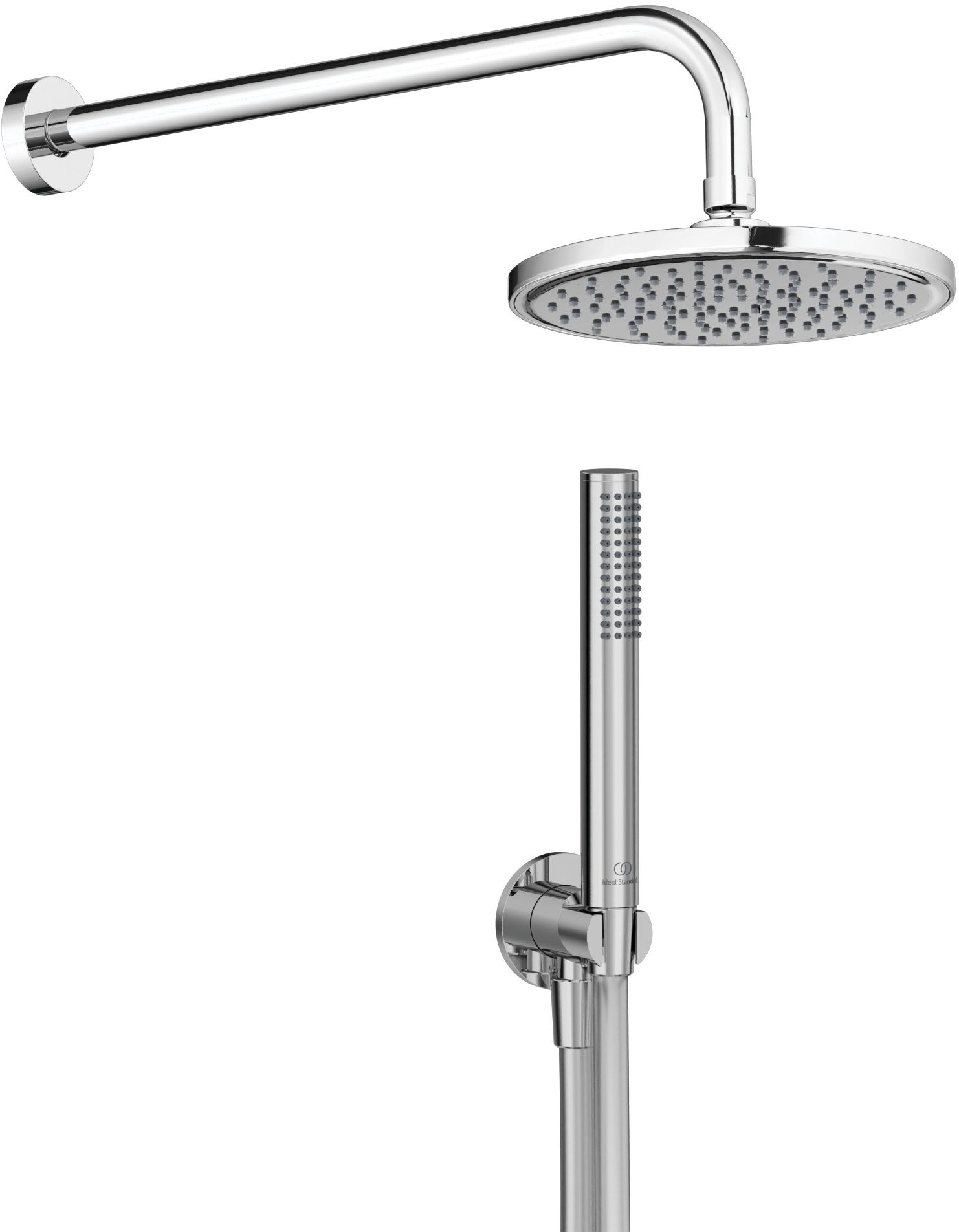 Ideal Standard Idealrain zestaw prysznicowy podtynkowy z deszczownicą chrom BD389AA