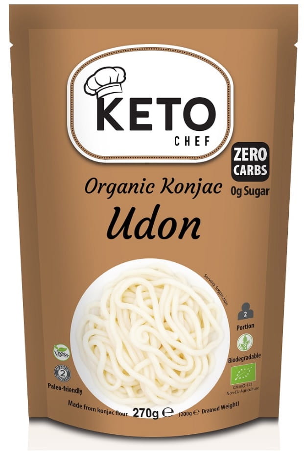 Makaron Keto - Konjac UDON BIO 270g KETO CHEF