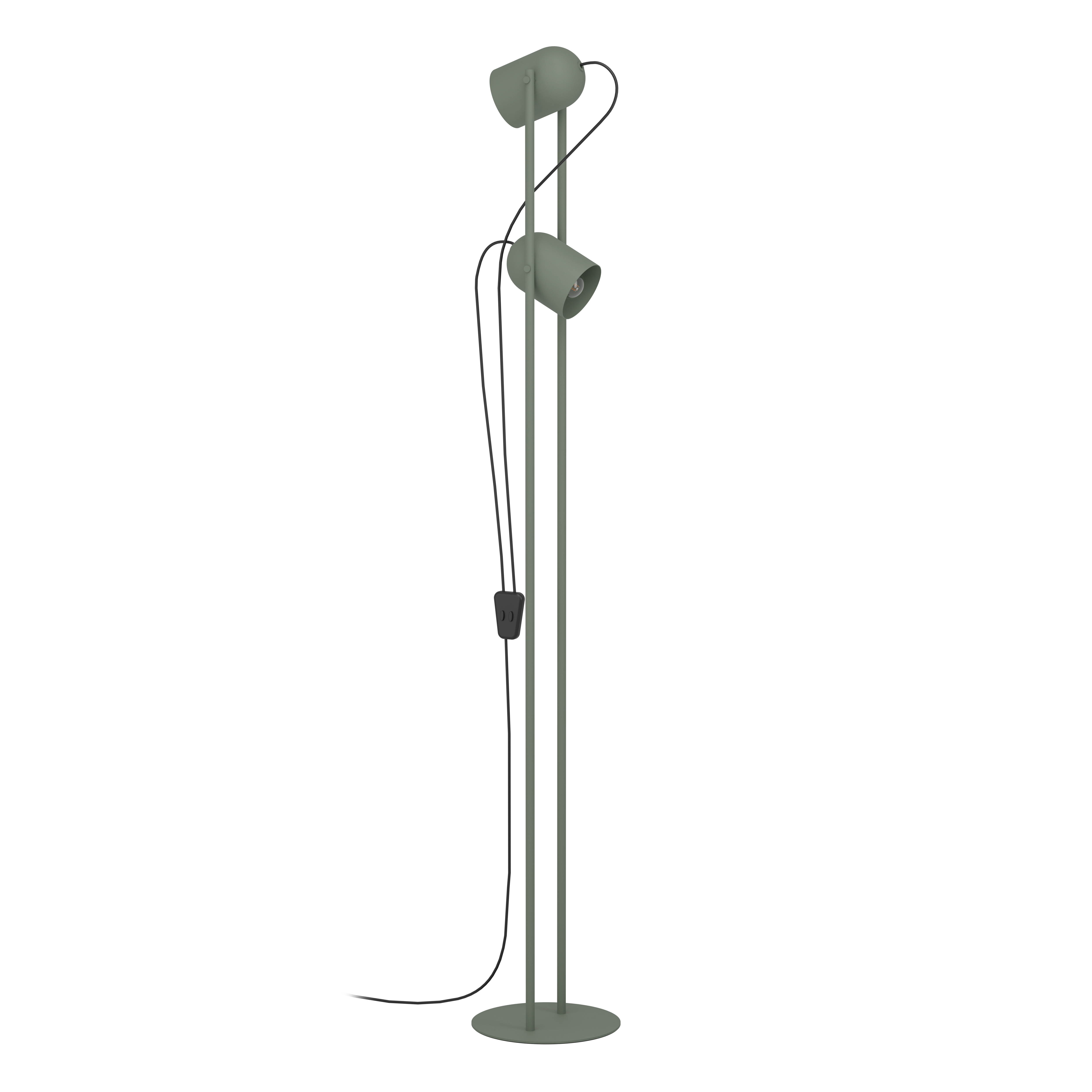 Darmowa Dostawa - Lampa stojąca 2x40 W zielona Eglo Tilston 44137