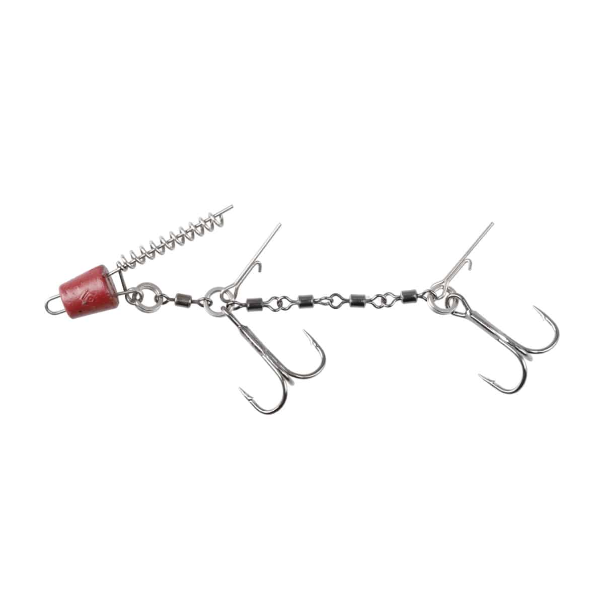 Mikado dozbrojka z krętlików Jaws Double Evo Stringer XL 30kg 2/0
