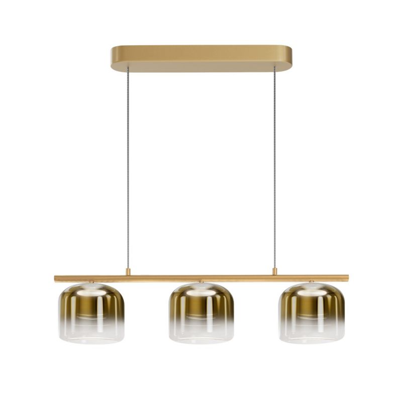 Lampa wisząca szklane klosze na sticku Maytoni SPIRITO złota LED 14W 3000K 1800lm IP20 - 1 szt.