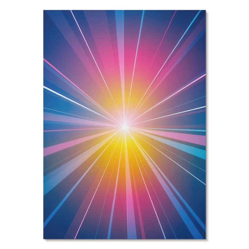 Nowoczesny Plakat na Płótnie Tulup 29,7x42 cm (A3) Kolorowa energia Do salonu, biura, 1 szt.