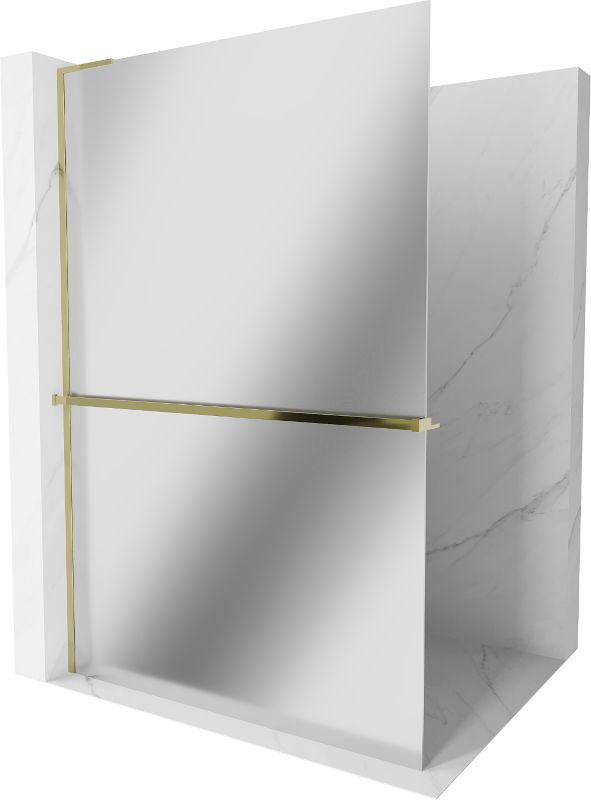 Ścianka prysznicowa Mexen Kioto+ L złota 110x200 cm 800-110-123-50-50 1 szt.