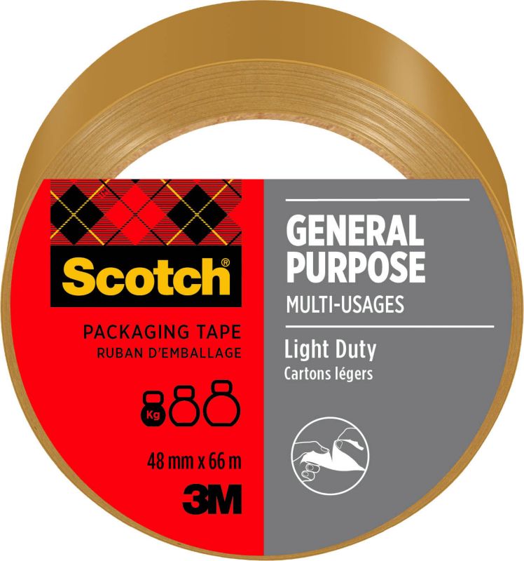 Taśma pakowa Scotch 48 mm x 66 m brązowa