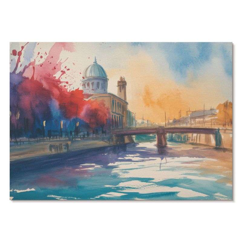 Obraz Plakat Canvas Tulup 42x29,7 cm (A3) Miejski pejzaż Do salonu, biura, 1 szt.