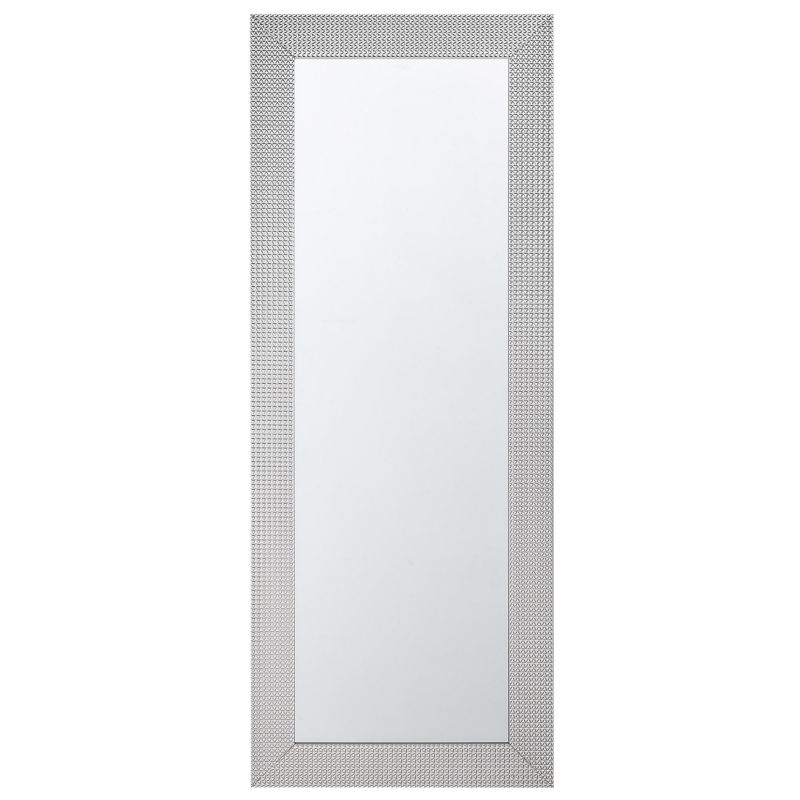 Lustro ścienne Derval 50 cm 130 cm Srebrny 1 szt.