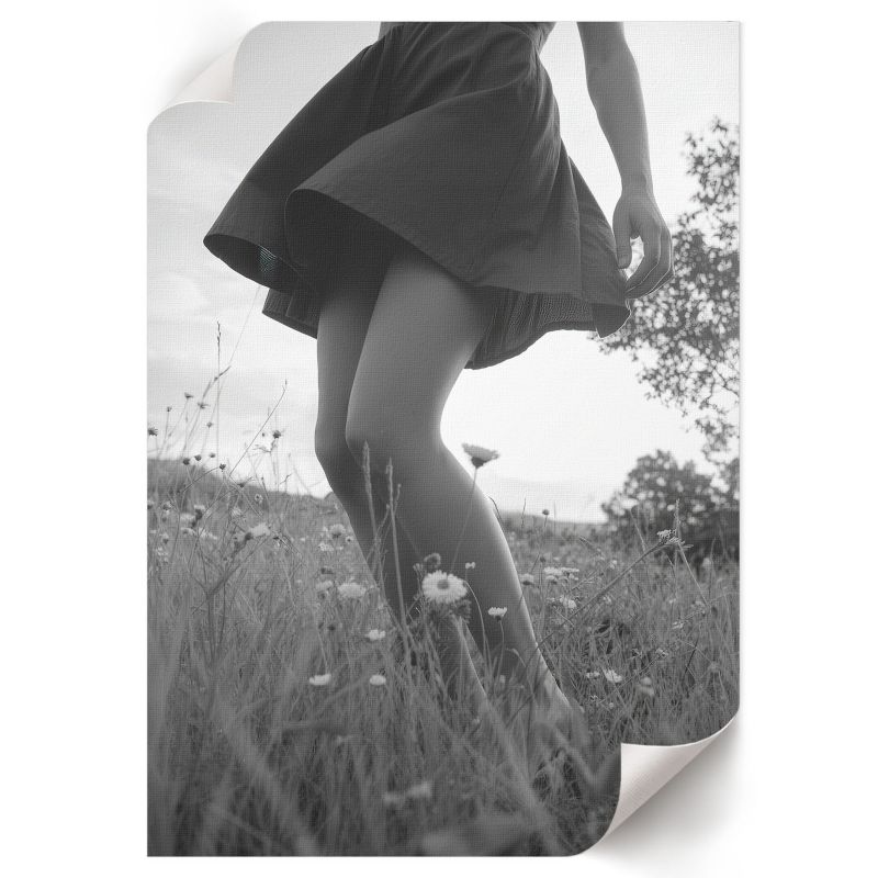 Plakat Na Płótnie ArtPrintCave 42x59,5 cm Kobieta na łące Ewelina Jasna 1 szt.