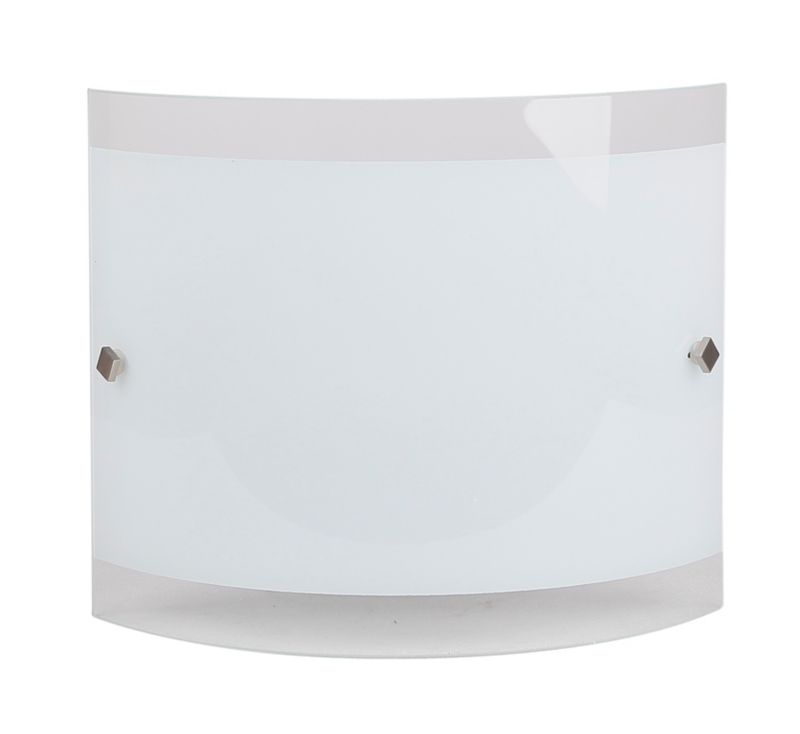 Kinkiet duży szklany klosz Candellux Nova biały 1xR7sx60W IP20 wym:25x31x9cm - 1 szt.