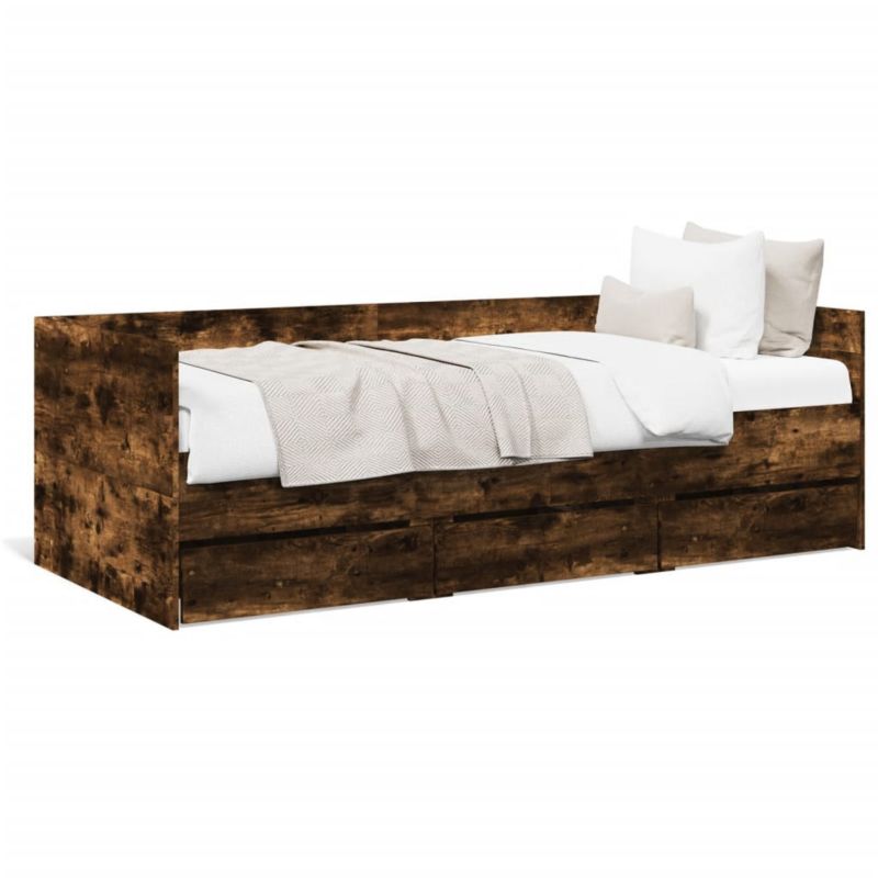 Łóżko dzienne WaszeMeble 90x190 cm brązowe WM-3280829 1 szt.