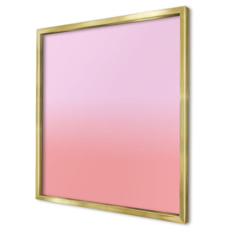 Dekoracyjna tablica magnetyczna Wallfluent 50x50 Delikatny gradient w złotej ramie 1szt