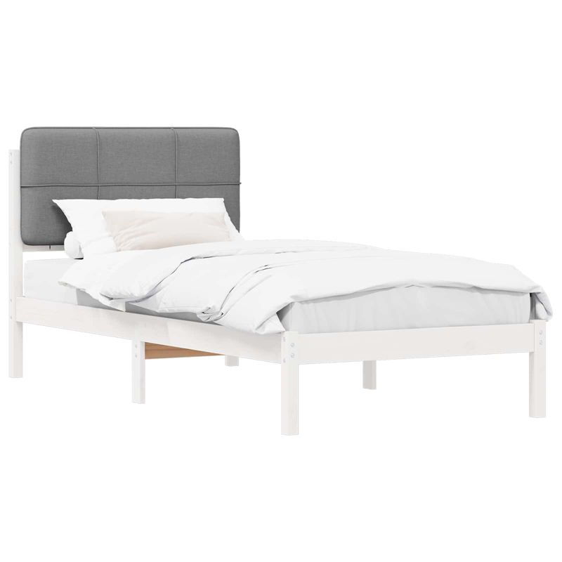 Łóżko Drewniane WaszeMeble 90x200 cm Białe WM-878008 1 szt.